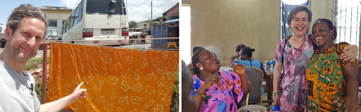 Zu Besuch bei den Global Mamas in Kpong und Cape Coast, Ghana