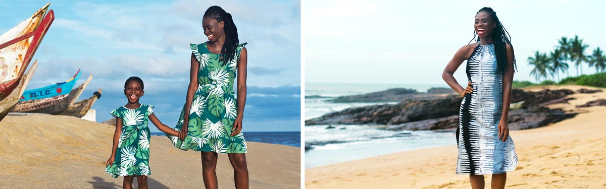 Bio-faire Mode von den Global Mamas aus Ghana