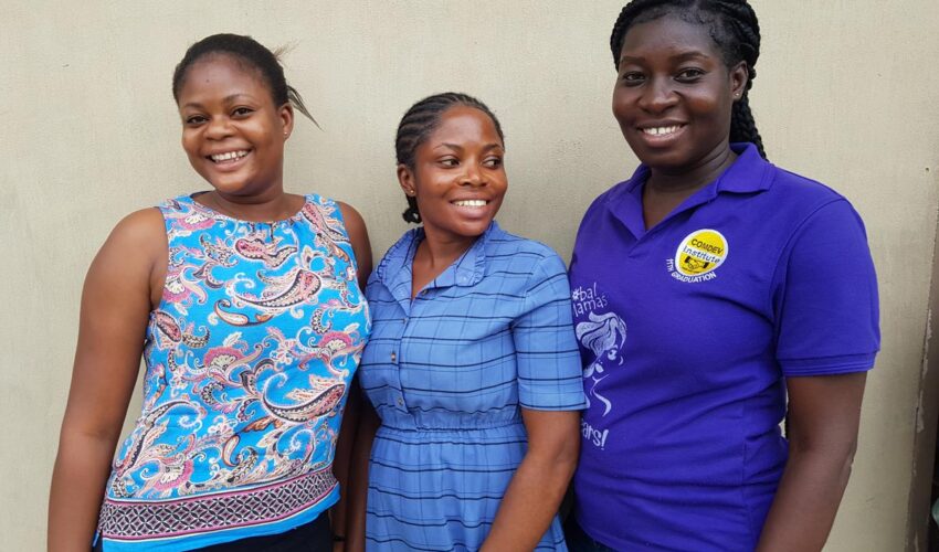 Näherinnen der NGO Global Mamas in Ghana