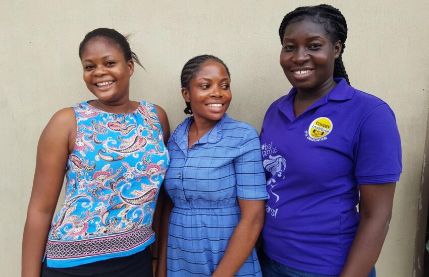 Näherinnen der NGO Global Mamas in Ghana